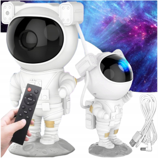 STARS SKY PROJEKTOR LED NOČNÁ LAMPA DETSKÝ LASEROVÝ PROJEKTOR ASTRONAUT